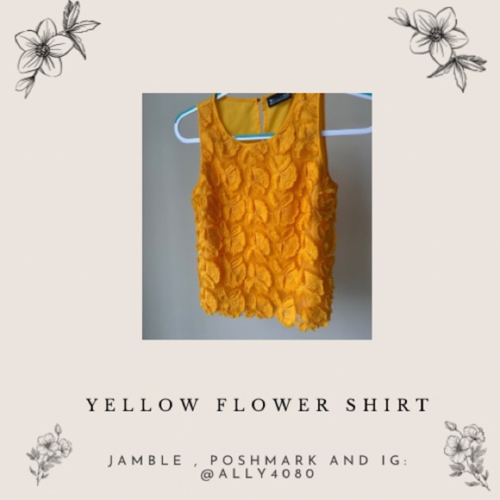 Yellow Flower Top
